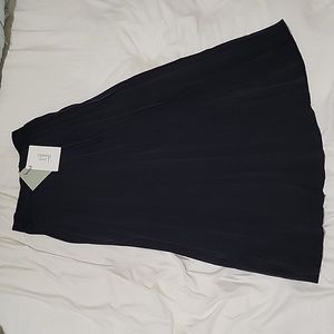 Black pleated skirt